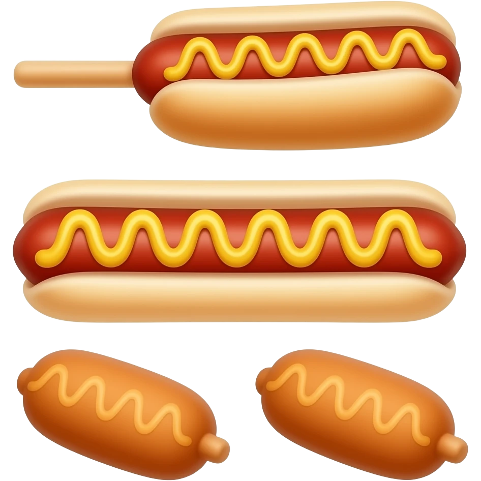 mini corn dogs emoji