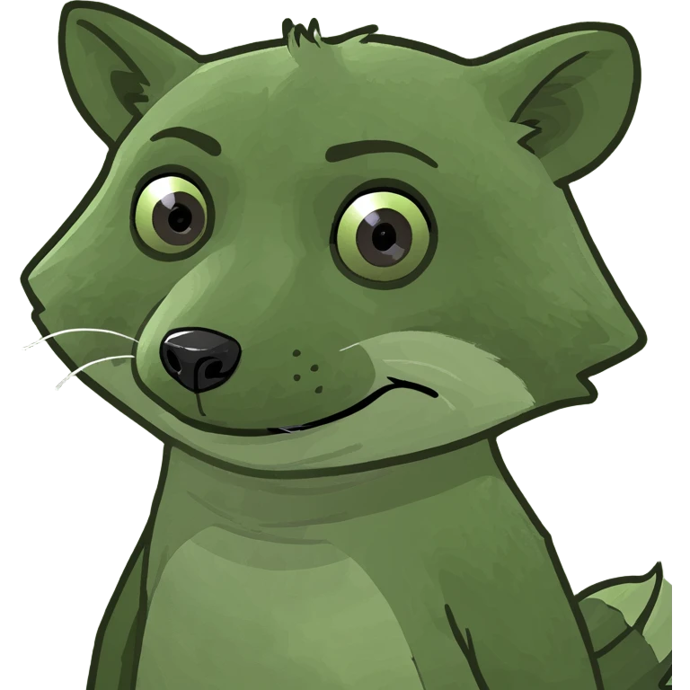 Raccoon emoji