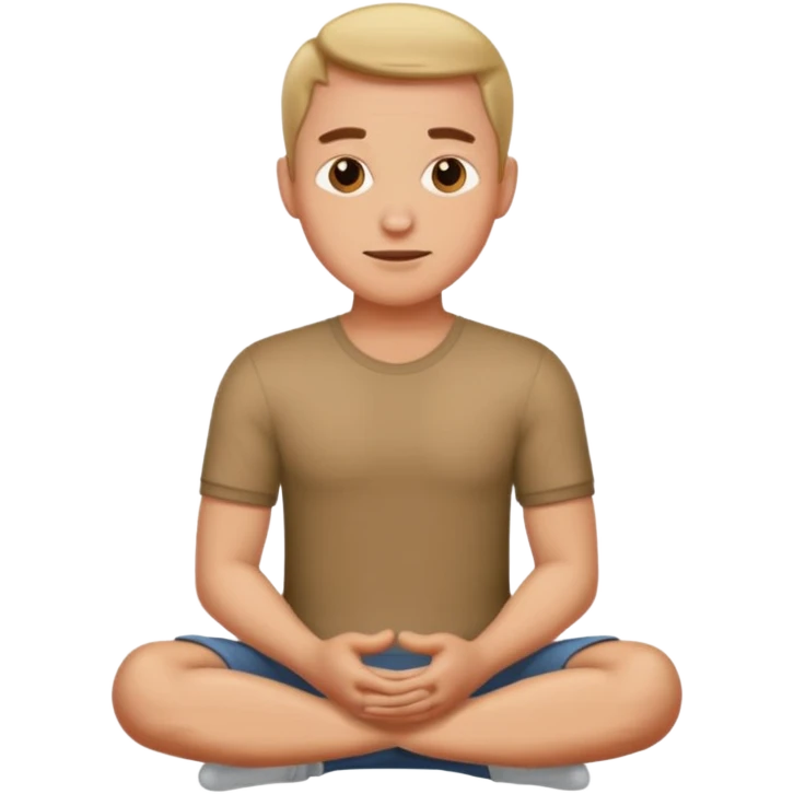 man sitting emoji