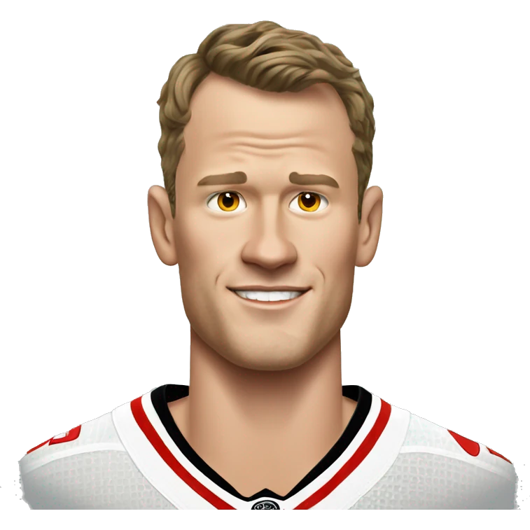 Jonathan Toews as beach bum emoji