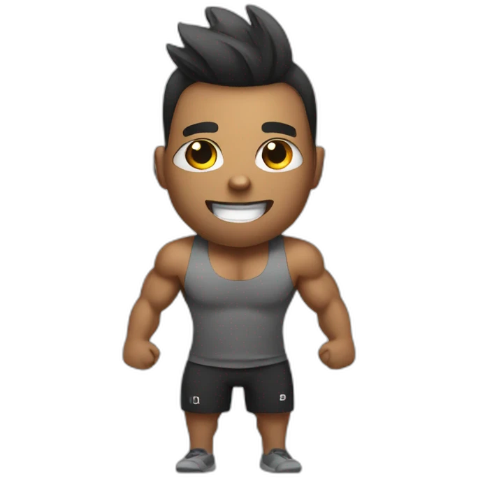 Gym addict emoji