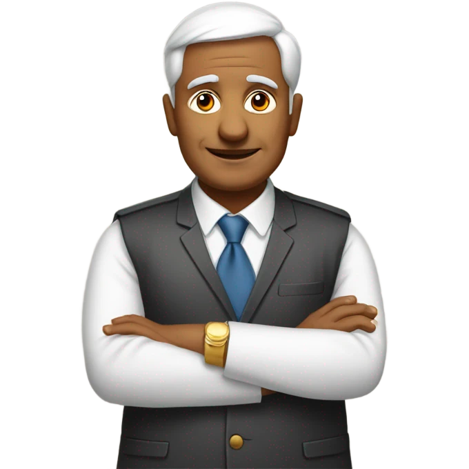 Indian politician holing up thank you hands emoji