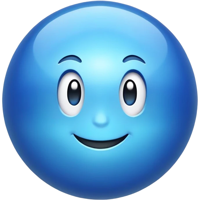 blue emotion emoji