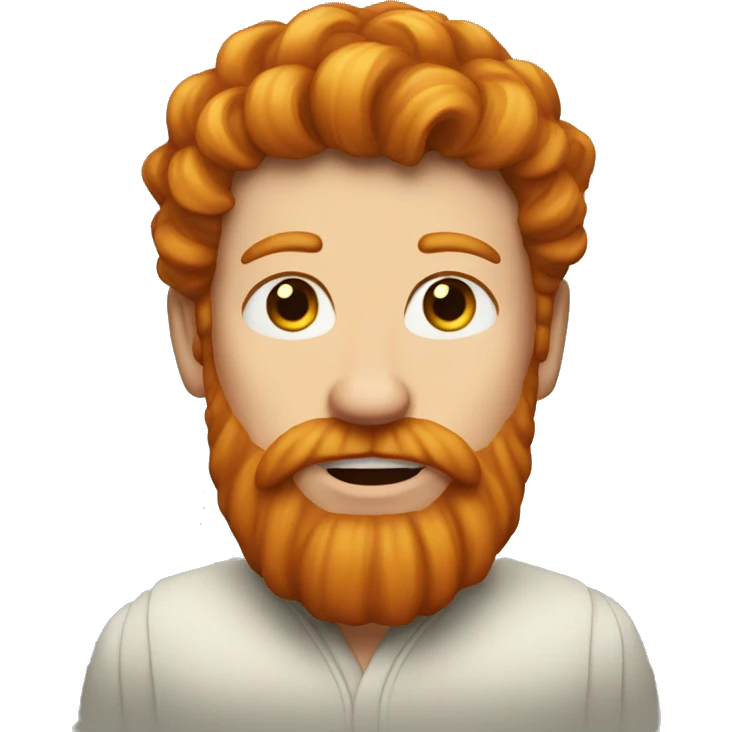 Short ginger king emoji