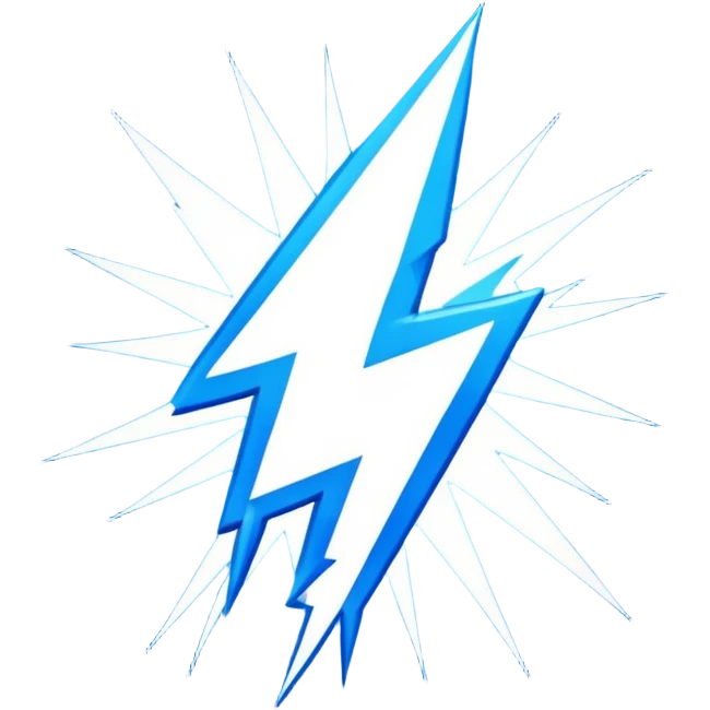 Lightning bolt emoji