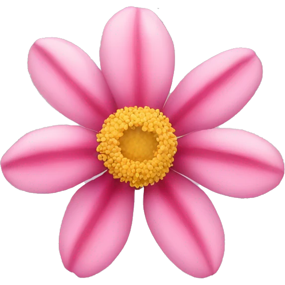 Pink flower emoji
