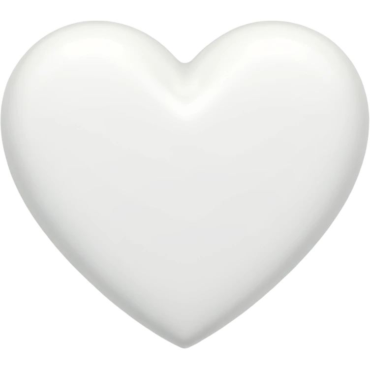 Coeur blanc emoji