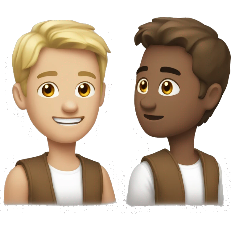 Коричневый пудель emoji