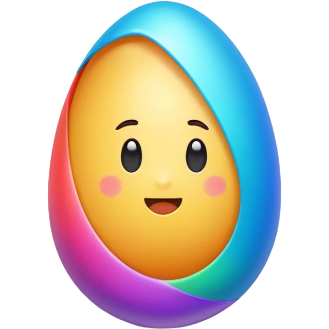 Surprise egg emoji