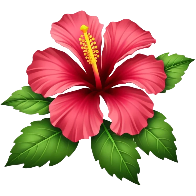 hibiscus flower emoji