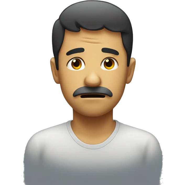 sad man face emoji