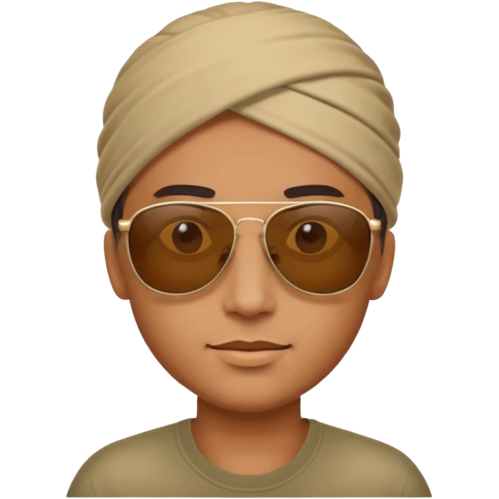 sunglasses on head emoji