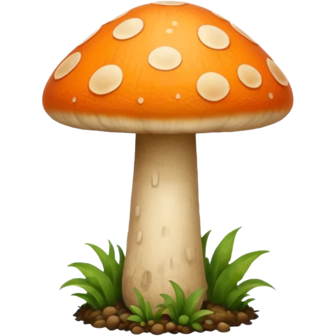 orange mushroom emoji