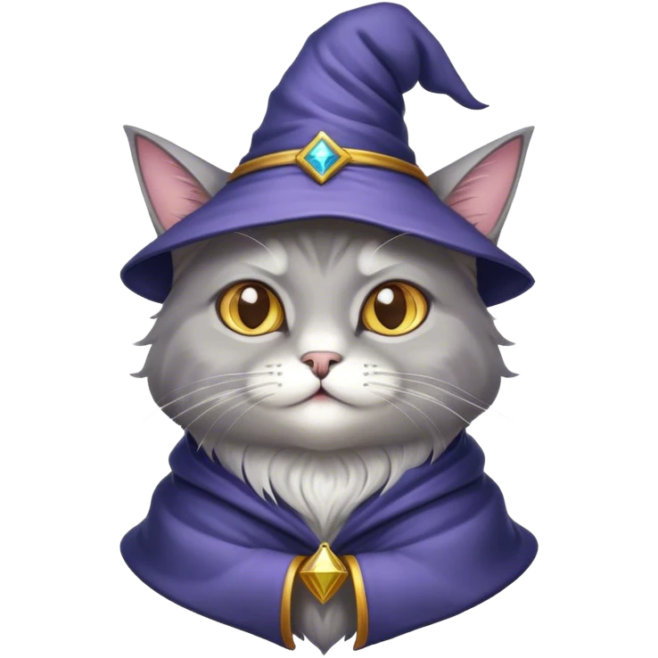 Wizard cat emoji