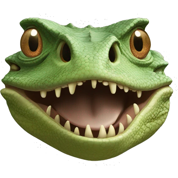 Tuatara Lizard Face emoji