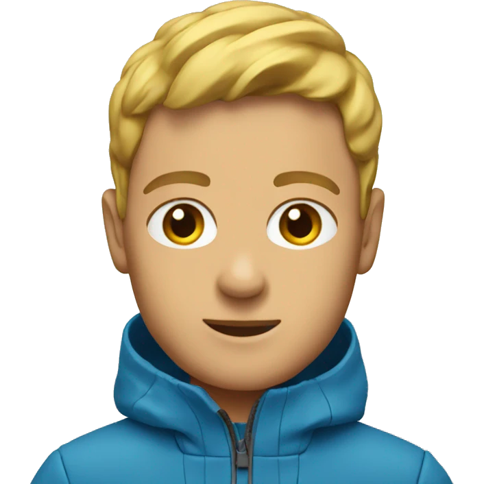 a blue waterproof jacket emoji