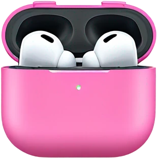 AirPods pro pink emoji