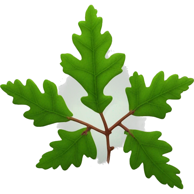 poison oak leaves emoji