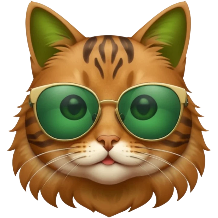 Cat wearing sunglasses emoji