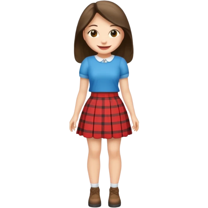 Jennie full body in skirt emoji