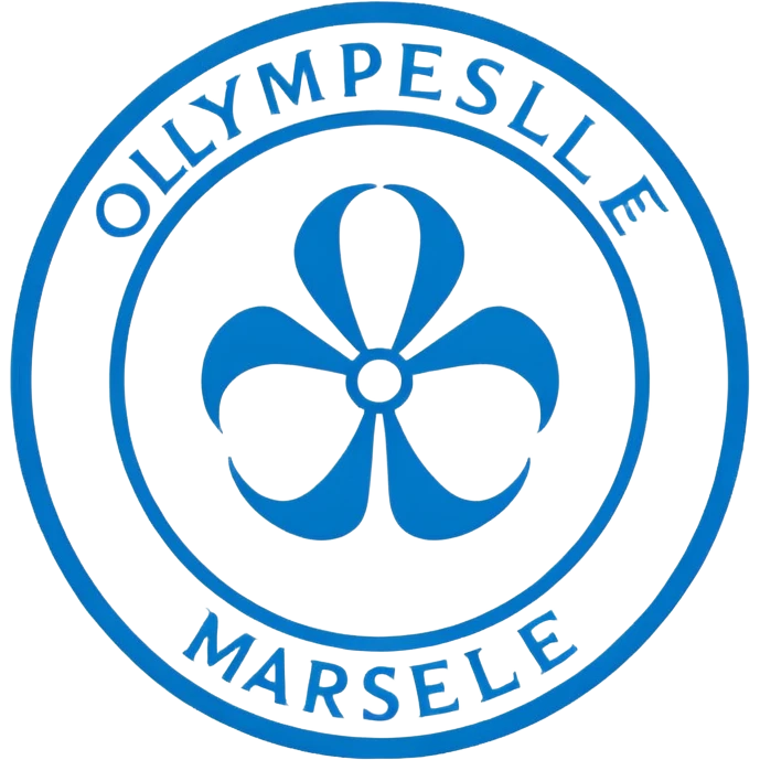 Logo du club de foot Olympique de Marseille emoji