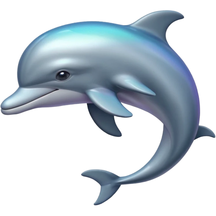 Aesthetic dolphin emoji