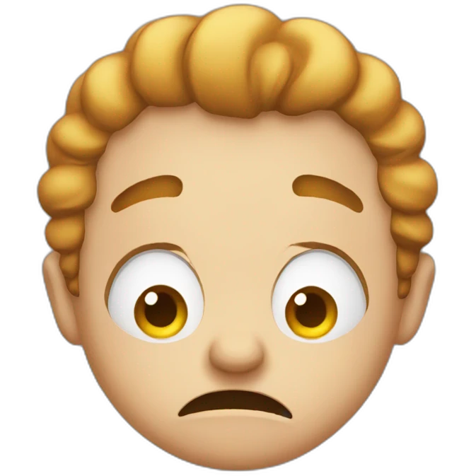 frustrated-sigh-face emoji