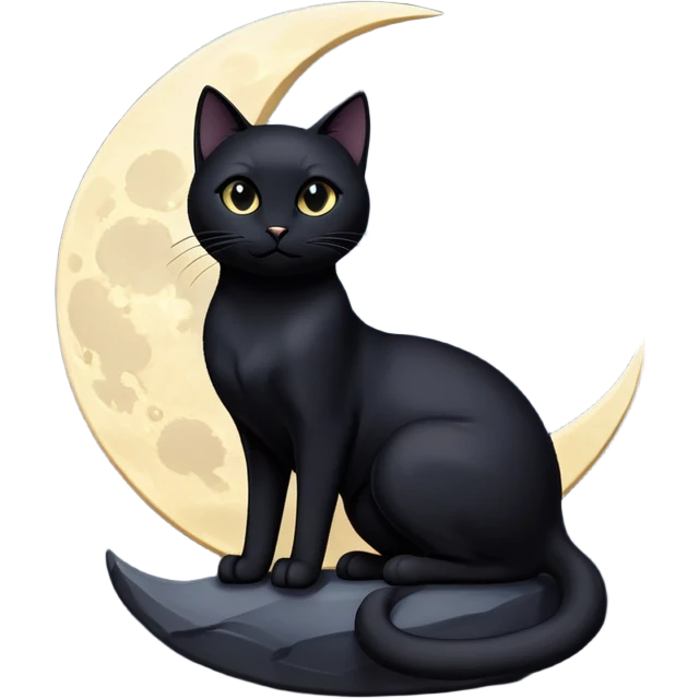 ✨🌙🐈‍⬛ emoji
