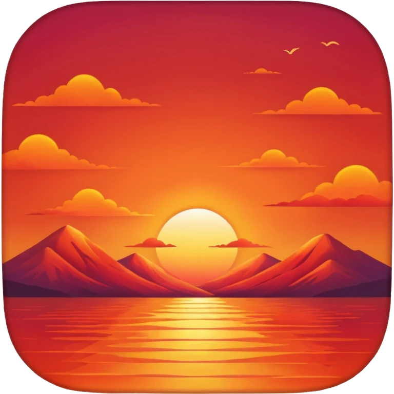 sunset emoji