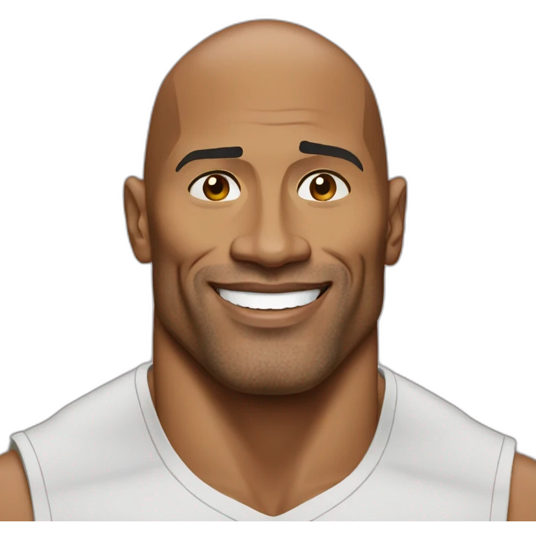 Dwayne Johnson emoji