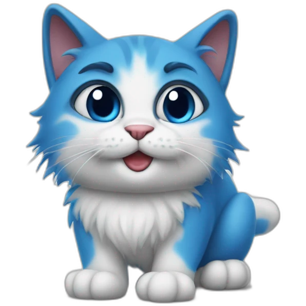 Smurf cat emoji