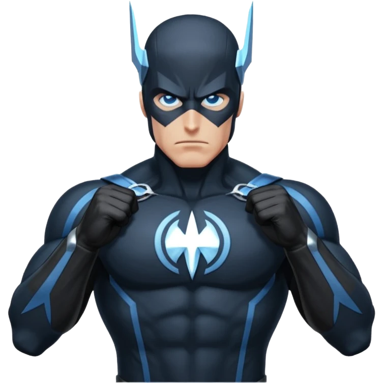 marvel character black bolt upper body emoji