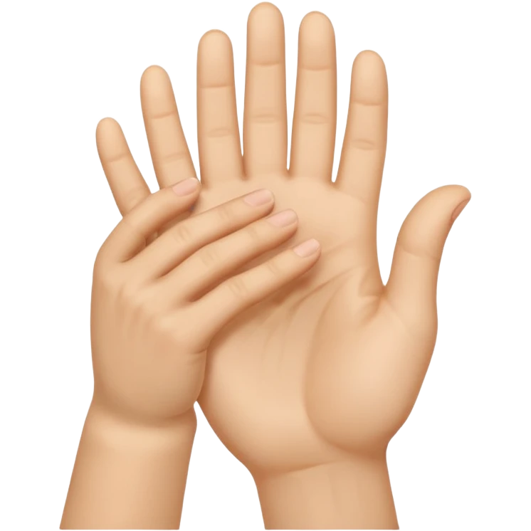 Face palm hand emoji