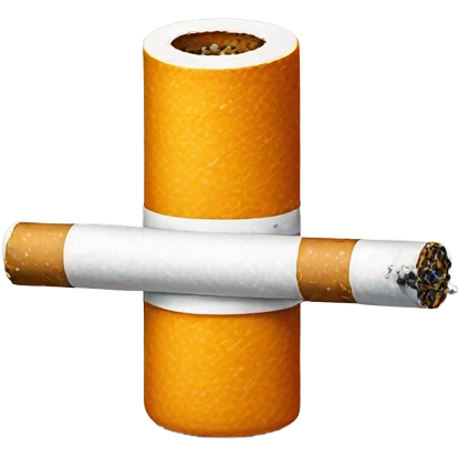 Cigarette with weights  emoji