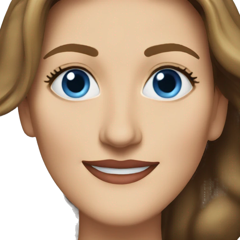 Brenda Strong with blue eyes  emoji