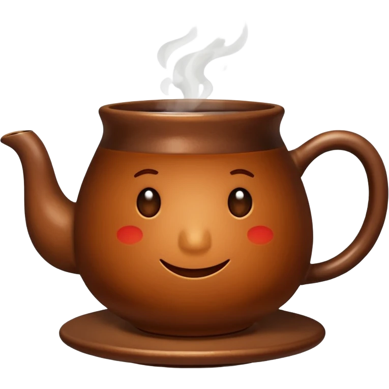 hot tea in a mug no face emoji