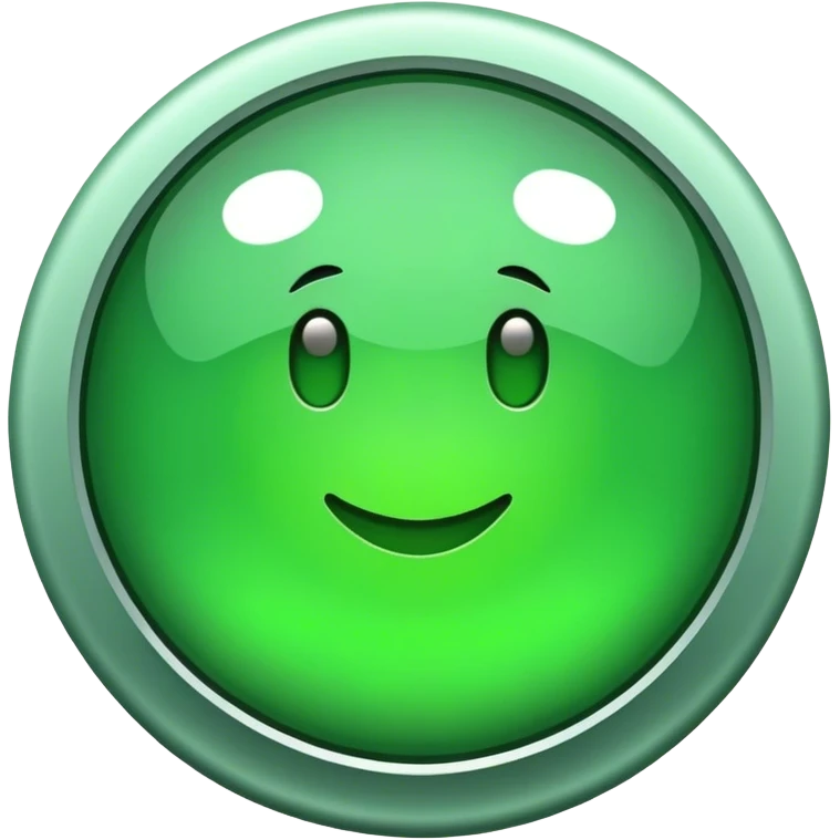 Green button emoji