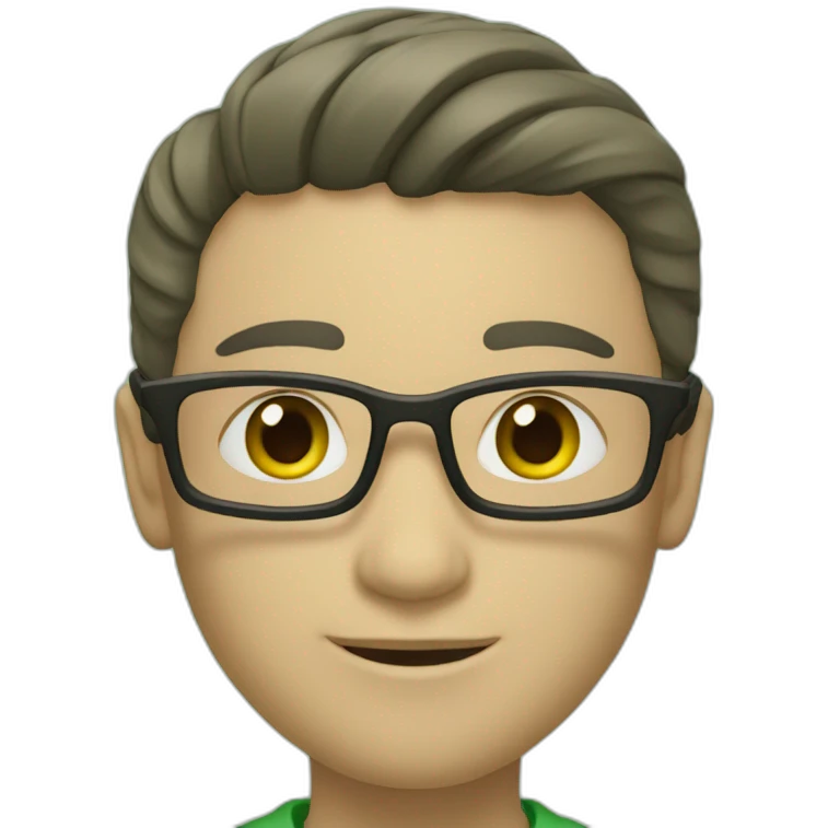 Una F y una R juntas de color verde emoji