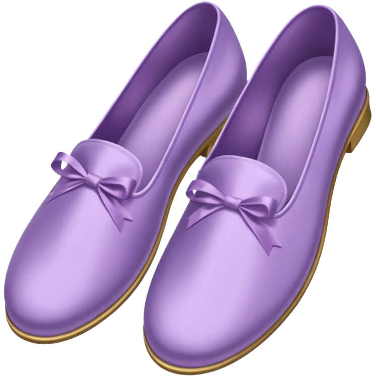Light purple silk slippers and robe emoji