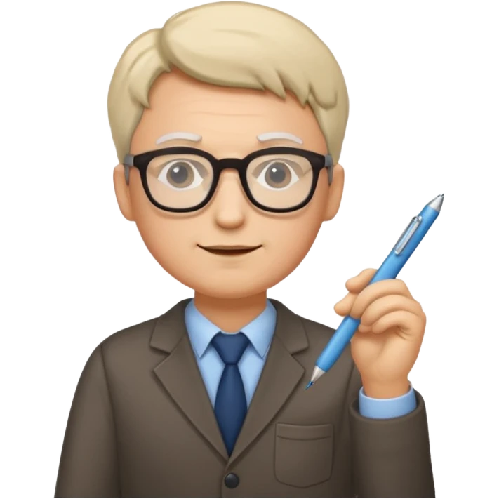 Sticker “men teacher planning day” emoji