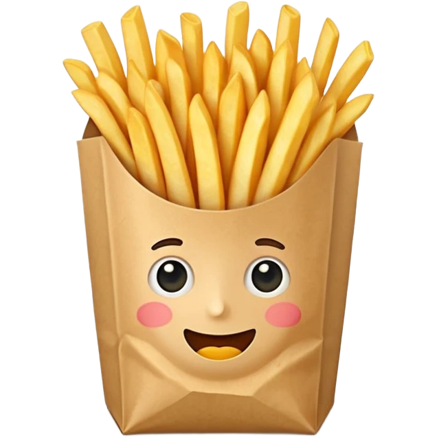 Put fries in the bag emoji