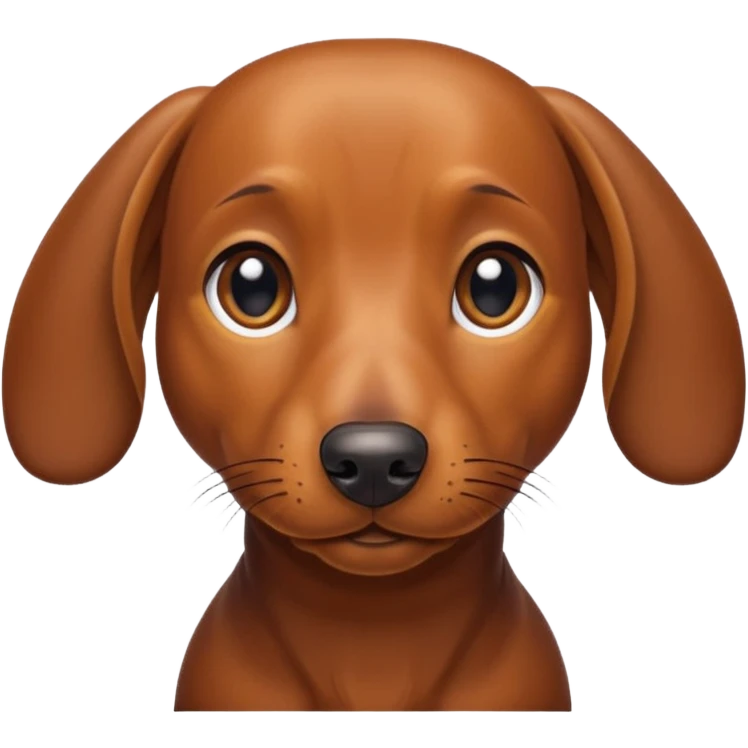Perrito salchicha  emoji