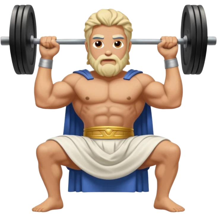 Zeus bench press emoji