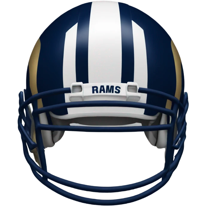 LA Rams helmet emoji