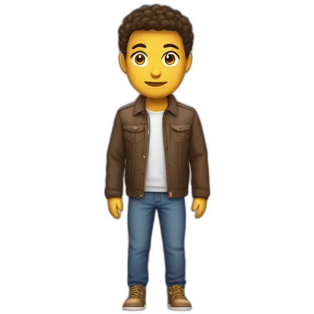 Personne ayant ôté ses vêtements emoji