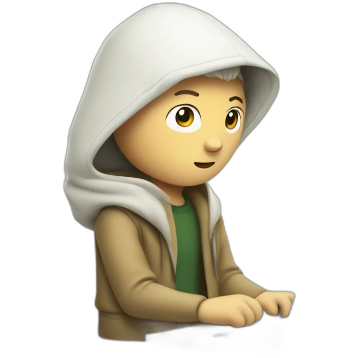 finn the human with mac laptop emoji
