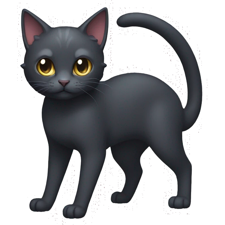 Dark-type-Fakémon-Cat full body emoji