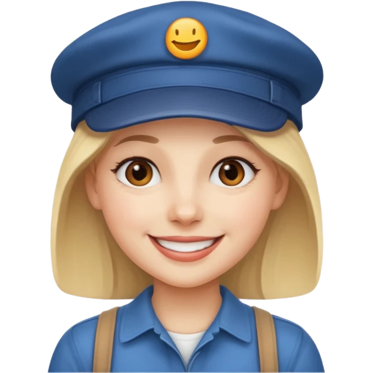 woman with cap emoji