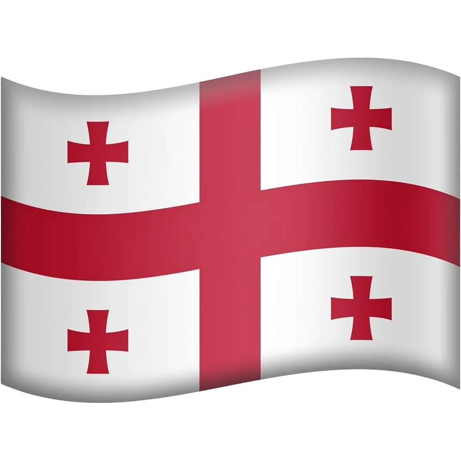 Classic republic Georgia Flag emoji