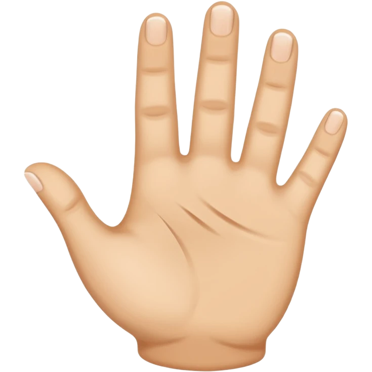 Hand wave  emoji